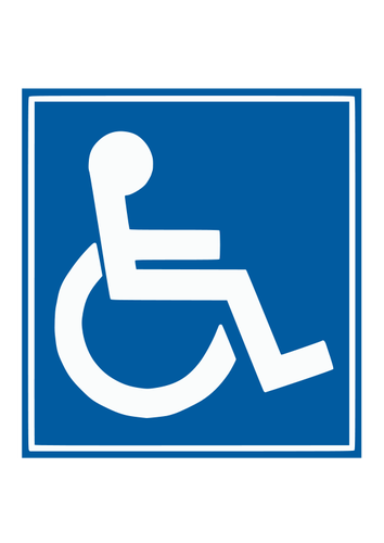 Handicapul semn vectoriale