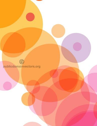 Fargerike sirkler vektorgrafikk