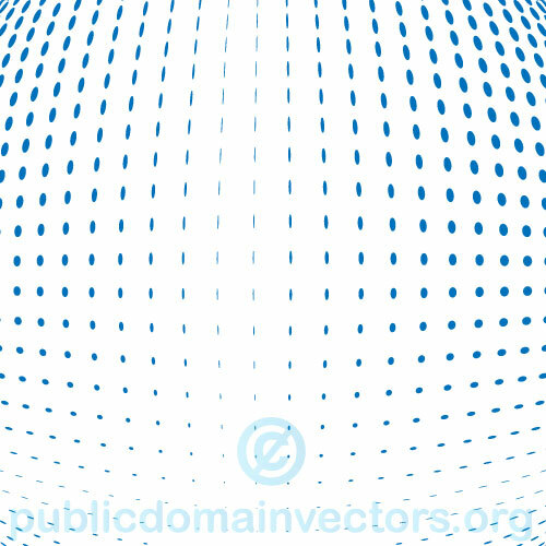 Blå prickar vektor mönster