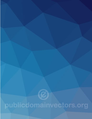 青の多角形のベクトルの背景