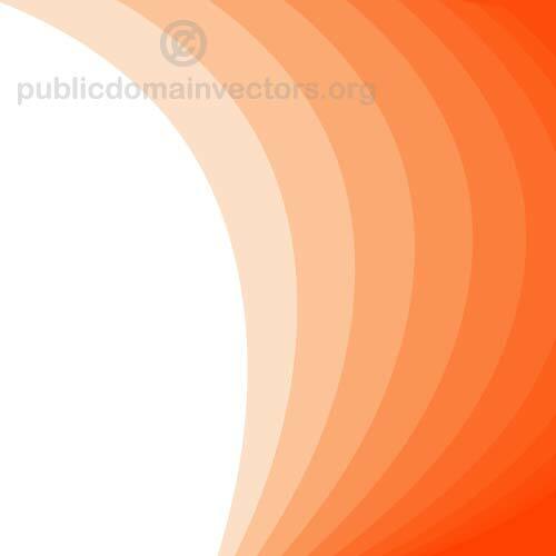 Diseño de página de vector en color naranja