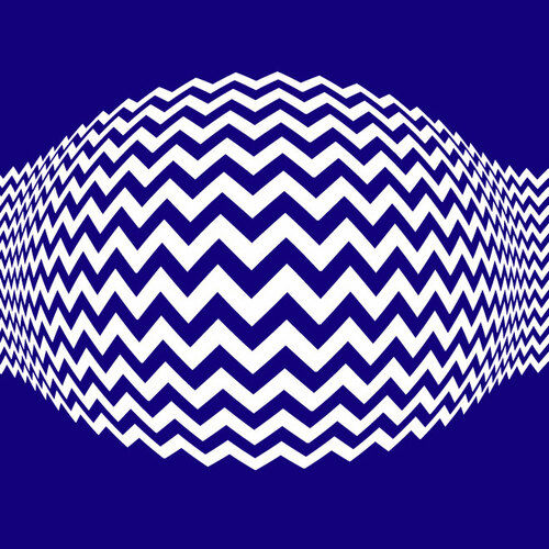 Blauer Hintergrund mit weißem Muster