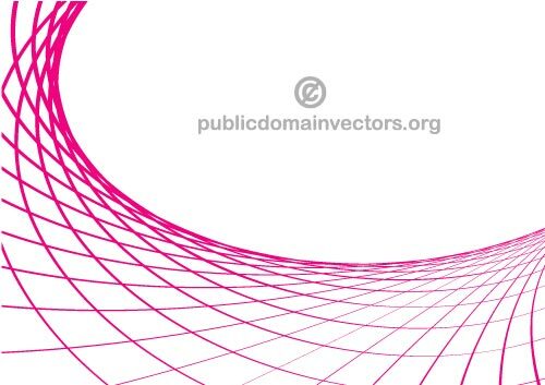 Дизайн динамический розовый абстрактный вектор