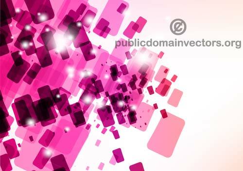 Diseño vectorial abstracto azulejos rosados