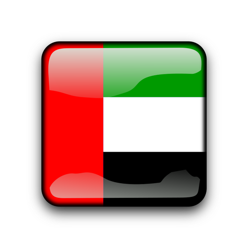 Кнопка флага Объединенные Арабские Эмираты