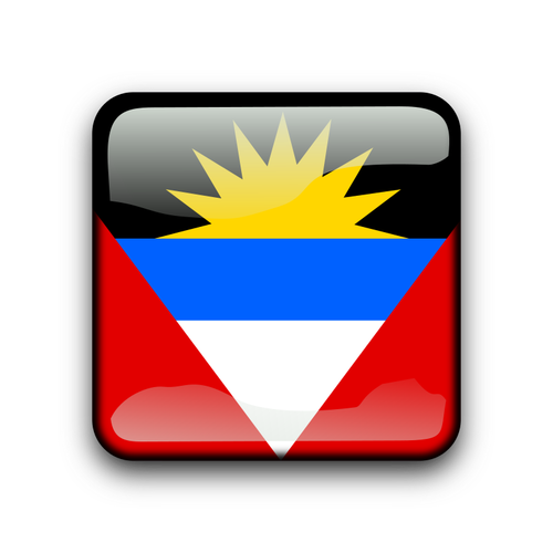 Antigua och Barbudas flagga knappen