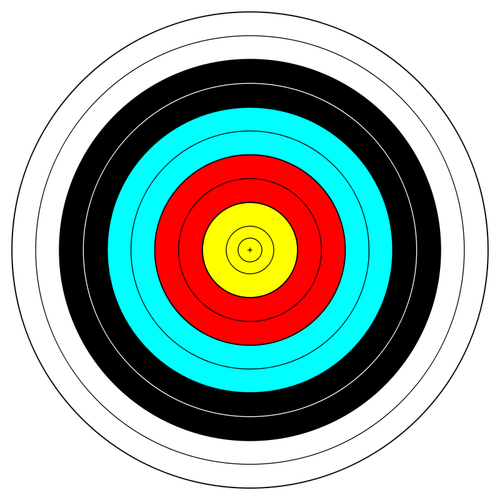 Vector clip art of target