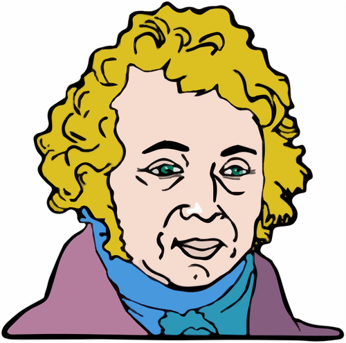 Andre-Marie Ampere cartoon image