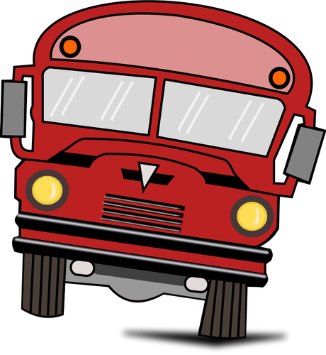 Vektor Zeichnung eines Cartoon-Busses