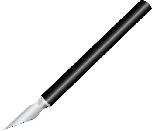 Clip art wektor z noża monterskiego styl