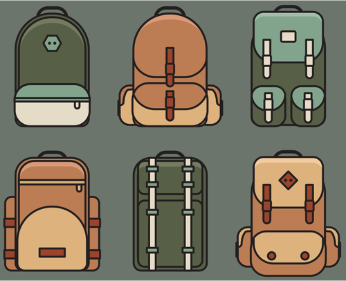 backpacks सेट