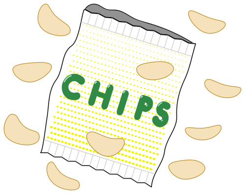 Påse chips