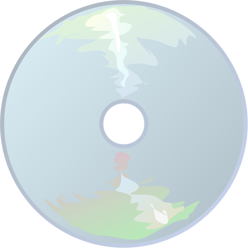 CD-Symbol mit Reflektion Vektor-Bild