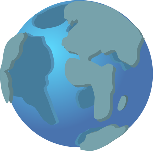 Globus-Symbol Vektor-ClipArt