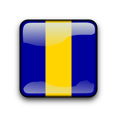 Barbados bayrağı düğmesi