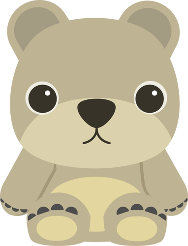 Menggambar beruang