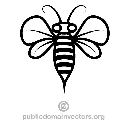 Bee vector art