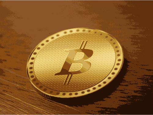 Image de vecteur symbole Bitcoin