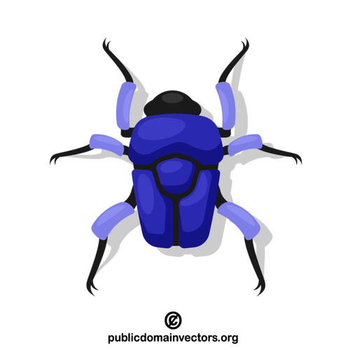 Blauw insect