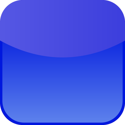 Ilustrasi vektor ikon biru