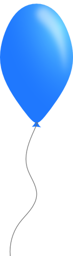 Blått ballong vektor image