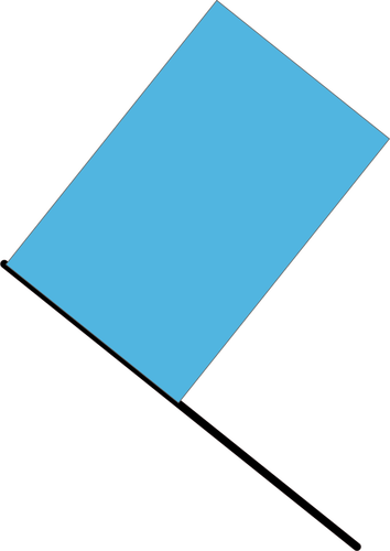 नीला ध्वज चित्रण वेक्टर