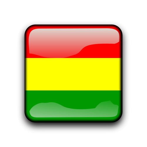 Bolivya parlak bayrak düğmesini