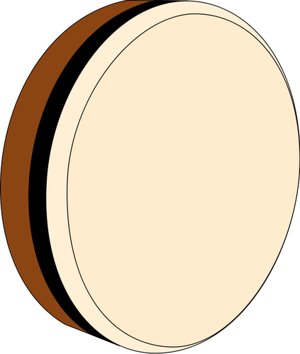 Image vectorielle de bodhrán tambour