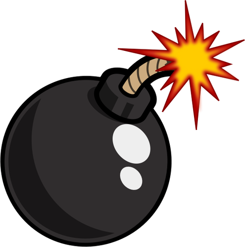 Bombe-Vektor-Bild