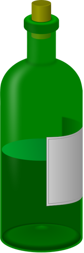 Vert bouteille avec vecteur de l