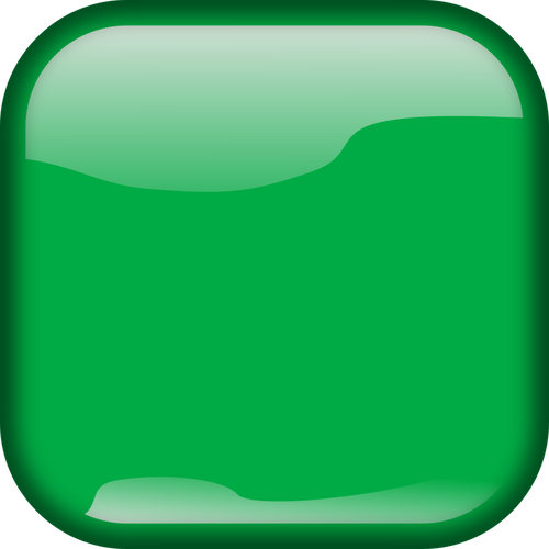 Gröna geometriska knappen vektorbild