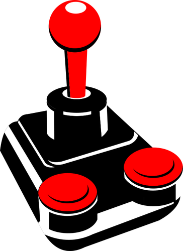 Disegno vettoriale di videogiochi joystick