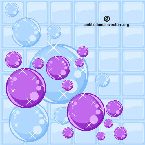Mýdlová bublina Vektor Klipart