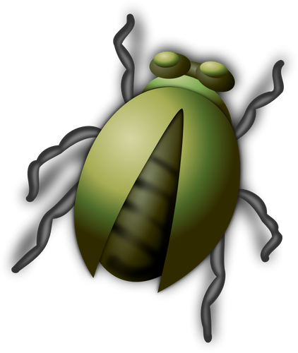 緑色の昆虫