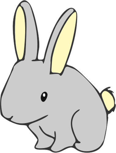Easter rabbit vector image