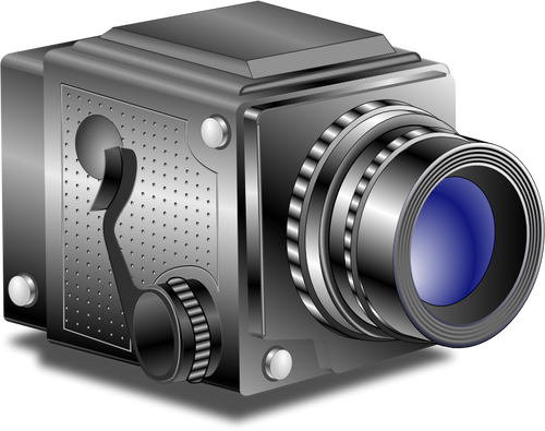Vektor seni klip klasik tua gaya manual fotografi kamera