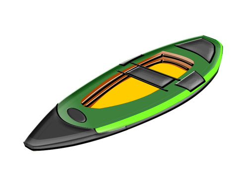 Canoe vector image