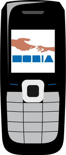 Illustrazione vettoriale del telefono cellulare Nokia