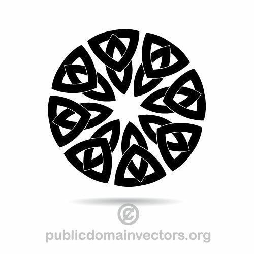 Keltische knoop vector ontwerp