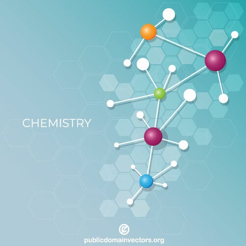 Chemische Moleküle Vektor Hintergrund