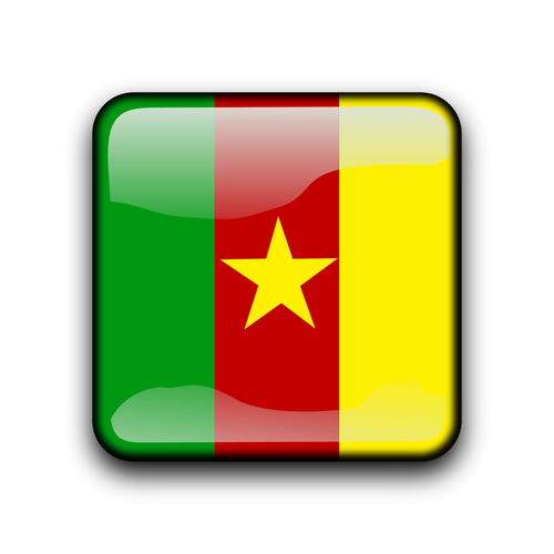 Botão de bandeira de Camarões