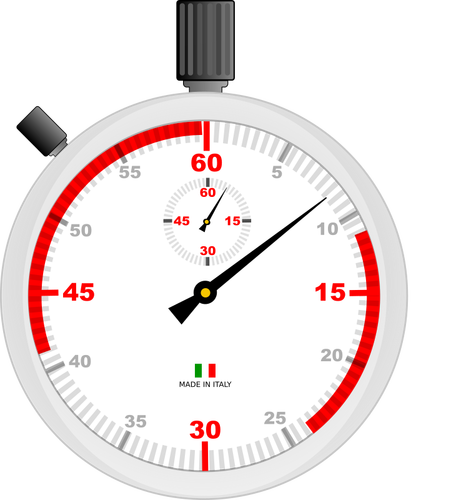 Dibujo vectorial de cronómetro Italiano