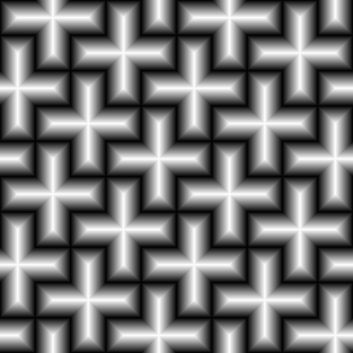 Escala de grises se cruza en un patrón