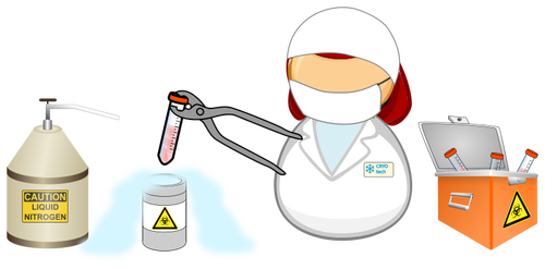 Cryogenic facility worker