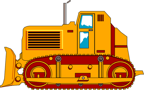 Machine de construction bulldozer