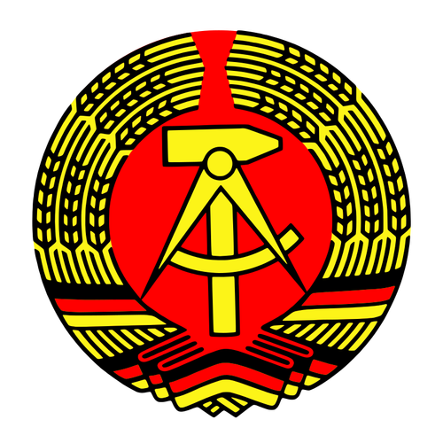 Vektorové grafiky státní znak Německé demokratické republiky