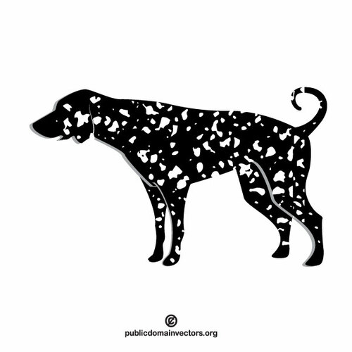 Wildhund-Vektor-Bild