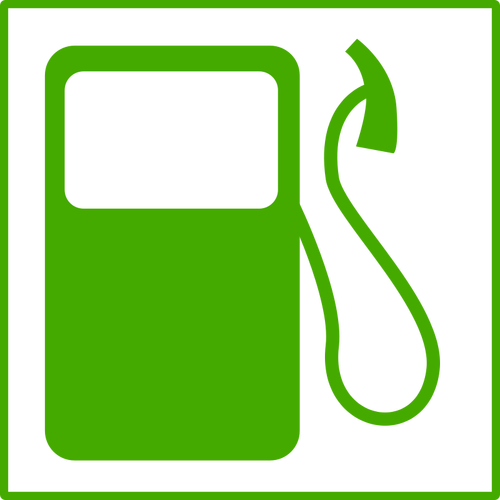 Icona di eco combustibile vettoriale