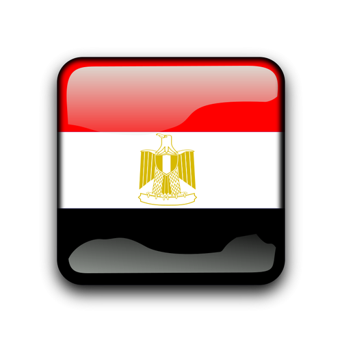 ध्वज मिस्र के साथ वेब बटन