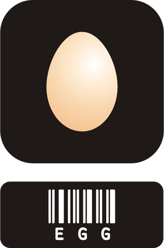 Grafica vettoriale di icona di uovo